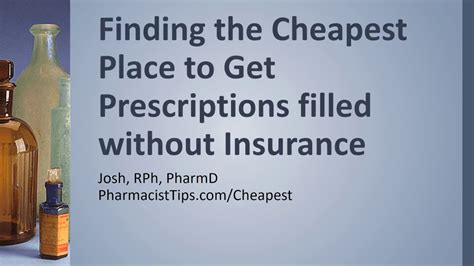 where are prescriptions cheapest